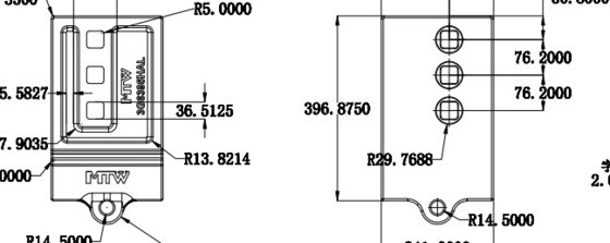 Form-Legierungs-halber Pfeil 3G6395HAL-X 31kg 950H 962H 966G 972G