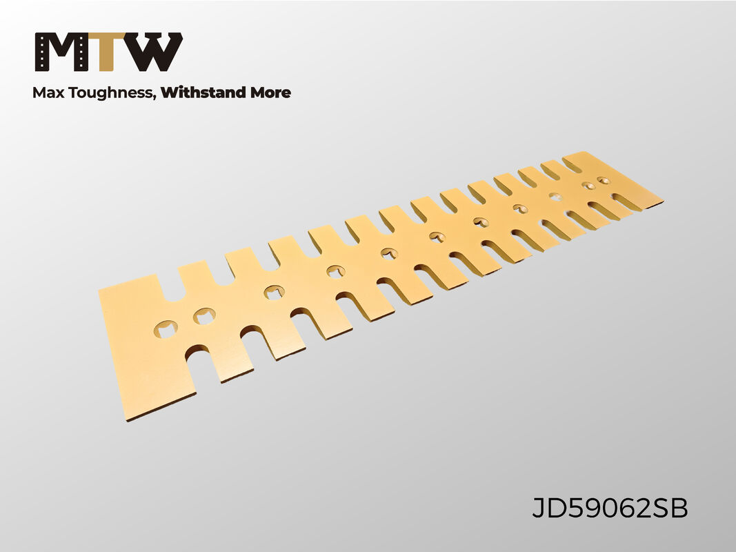 JD59062S DSER-Schneidkante 22 × 330 × 1574 mm Hochleistungsschaufel-Verschleißteil 64,4 kg