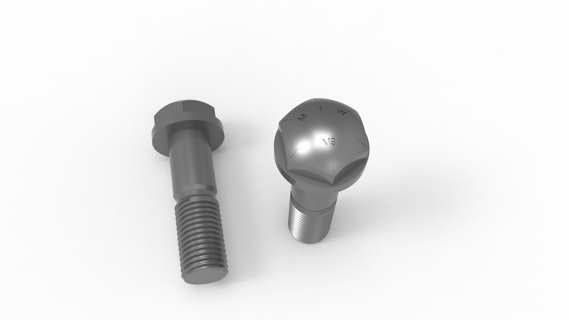 156-32-11210 Schienenbolzen M19×1,5×65 mm wärmebehandelter legierter Stahl der Güteklasse 12.9