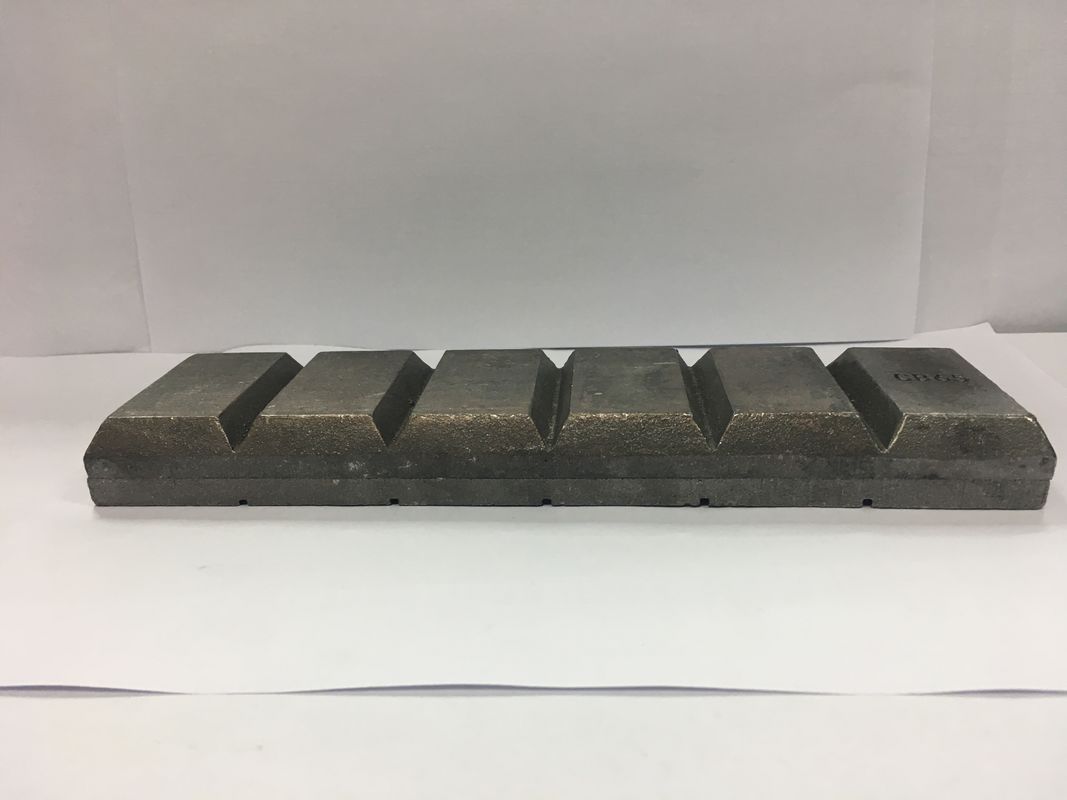 CB150 Schokoladenblock-Verschleißteil 240×150×23 mm Verschleißschutzkomponente für schwere Geräte 6 kg